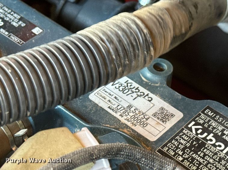 image for item MV9155 2020 Kubota  KX080-4S2 mini excavator