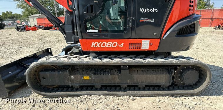 image for item MV9155 2020 Kubota  KX080-4S2 mini excavator