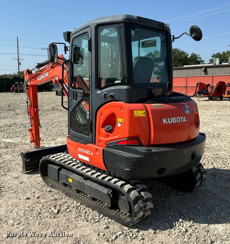 image for item MV9158 2020 Kubota  KX040-4 mini excavator