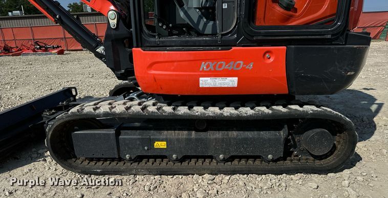 image for item MV9158 2020 Kubota  KX040-4 mini excavator