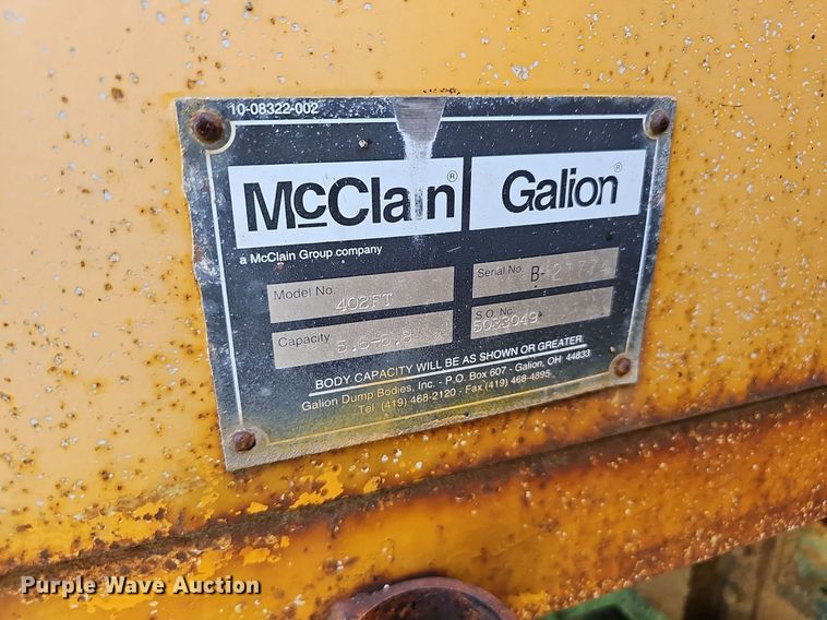 image for item NX9045 2002 International  4900  dump truck