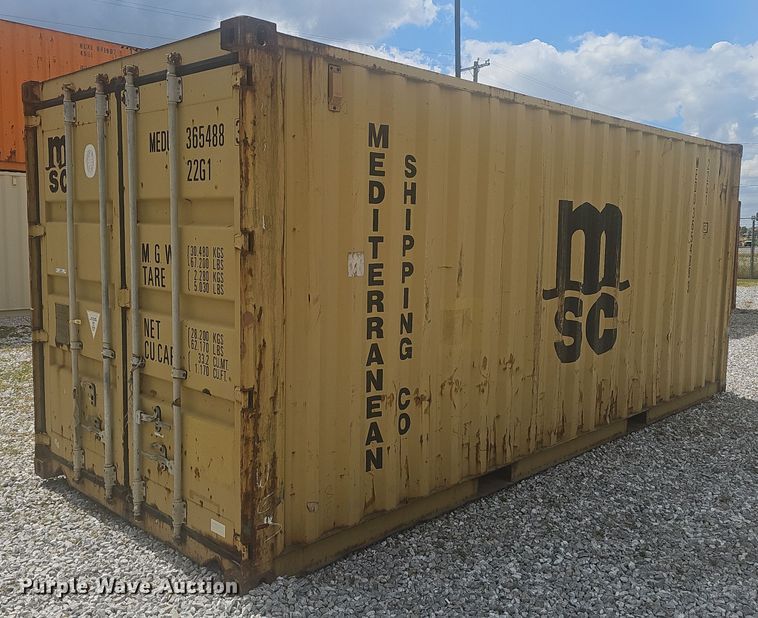 image for item NX9284 2001 MSC shipping container 