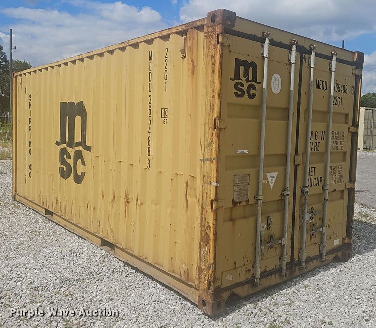 image for item NX9284 2001 MSC shipping container 