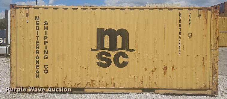 image for item NX9284 2001 MSC shipping container 