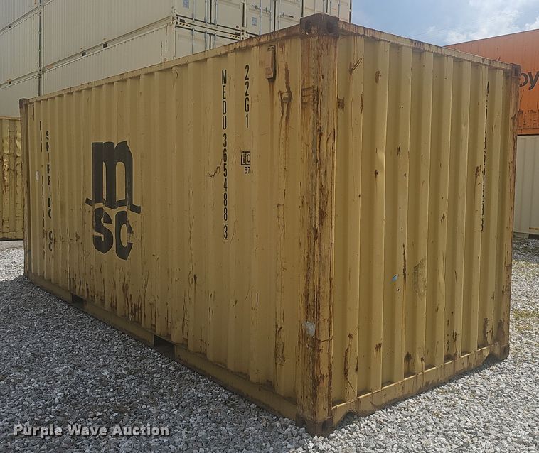 image for item NX9284 2001 MSC shipping container 