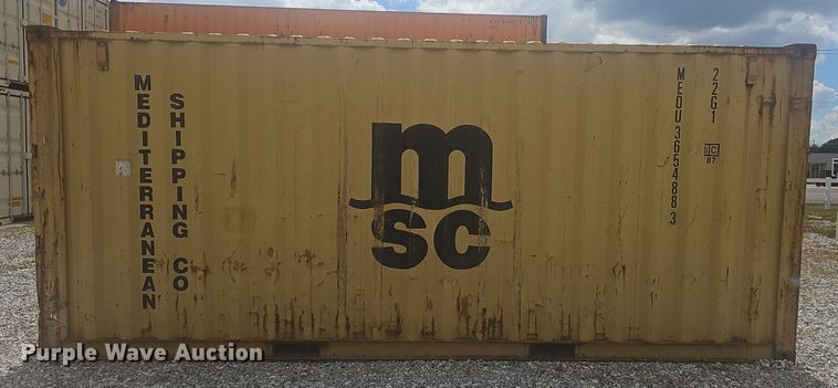image for item NX9284 2001 MSC shipping container 