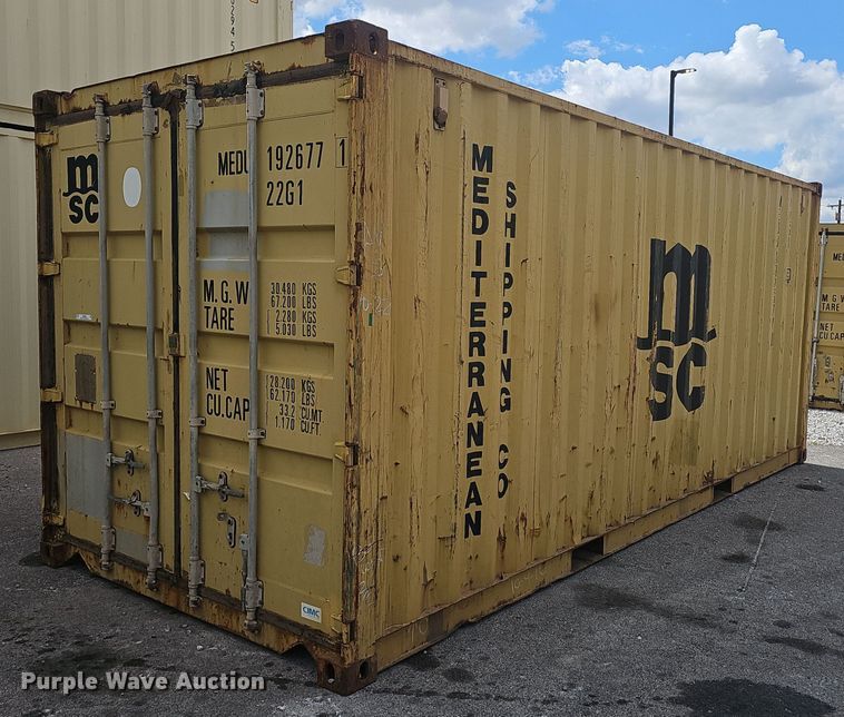 image for item NX9285 2005 MSC shipping container 