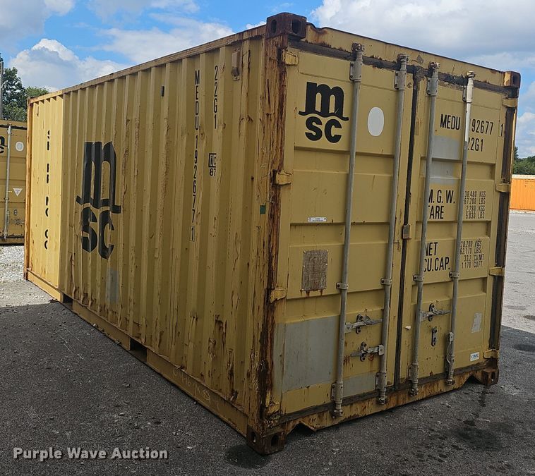 image for item NX9285 2005 MSC shipping container 