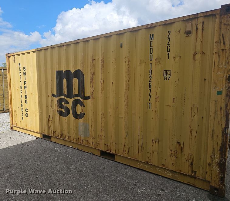 image for item NX9285 2005 MSC shipping container 