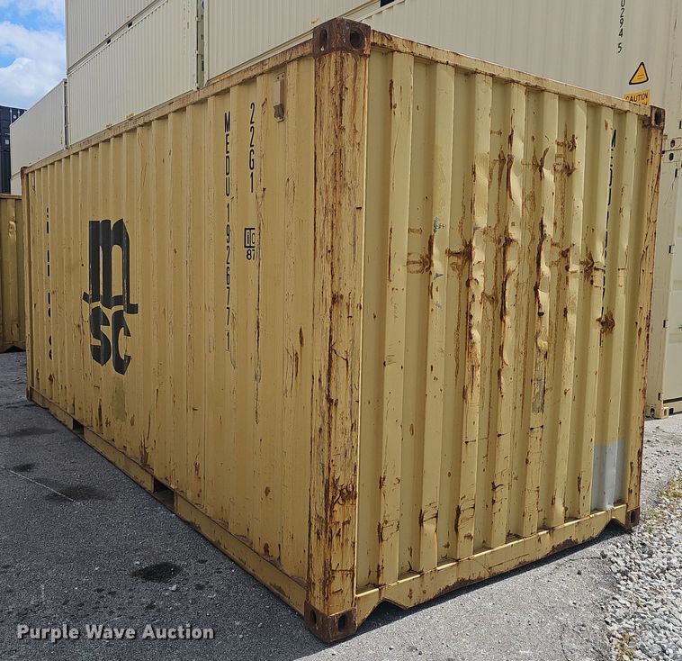 image for item NX9285 2005 MSC shipping container 