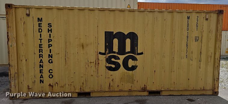 image for item NX9285 2005 MSC shipping container 