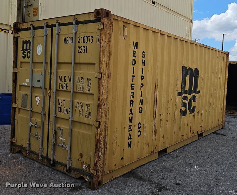 image for item NX9286 2005 MSC shipping container 