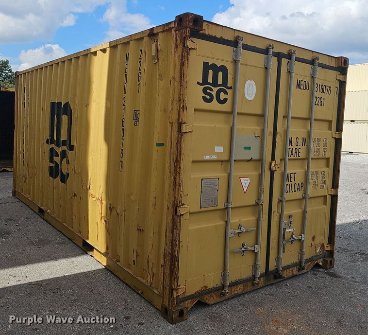 image for item NX9286 2005 MSC shipping container 