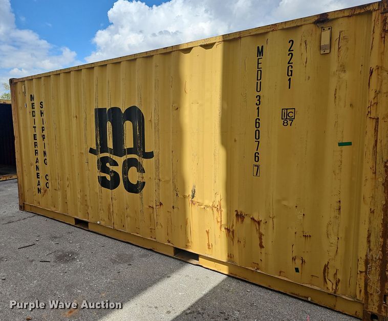 image for item NX9286 2005 MSC shipping container 