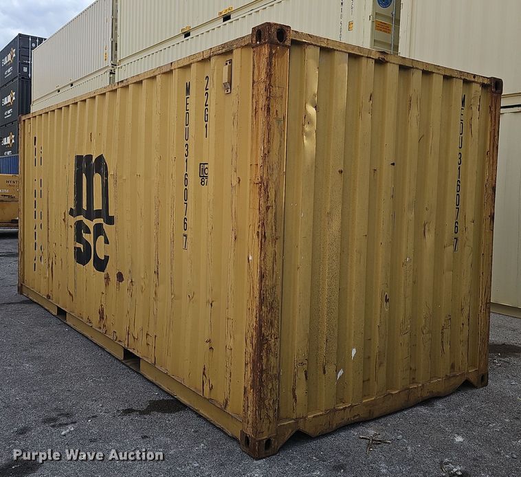image for item NX9286 2005 MSC shipping container 