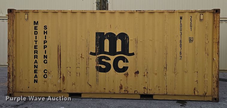 image for item NX9286 2005 MSC shipping container 