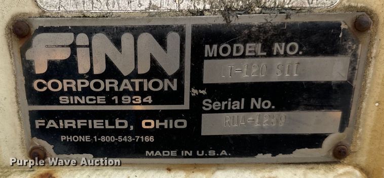 image for item OG9654 Finn LT120 SII hydroseeder