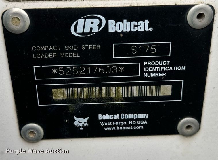 image for item OG9680 2005 Bobcat S175 skid steer loader
