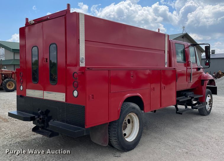 image for item OG9966 2008 International  4300 Crew Cab utility / service truck