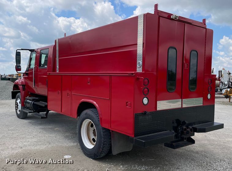 image for item OG9966 2008 International  4300 Crew Cab utility / service truck
