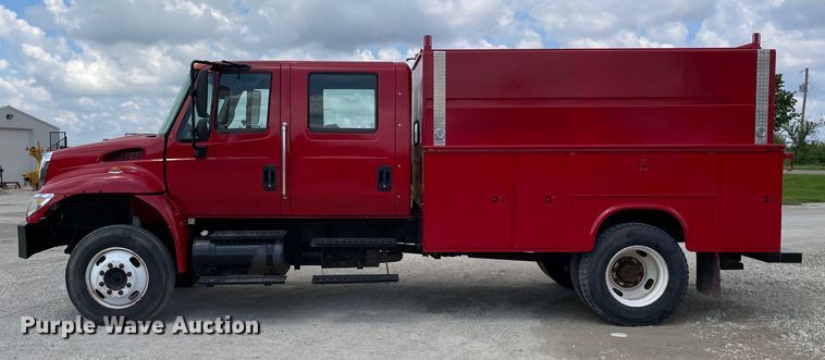 image for item OG9966 2008 International  4300 Crew Cab utility / service truck