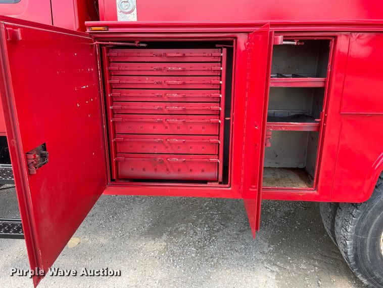 image for item OG9966 2008 International  4300 Crew Cab utility / service truck