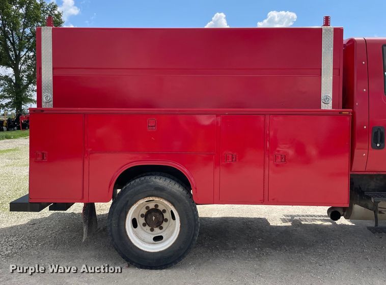 image for item OG9966 2008 International  4300 Crew Cab utility / service truck