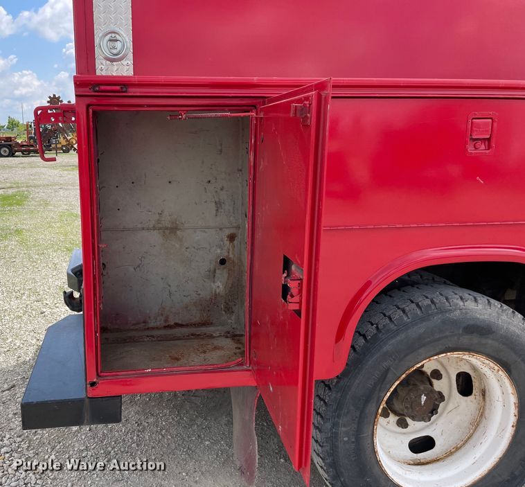 image for item OG9966 2008 International  4300 Crew Cab utility / service truck