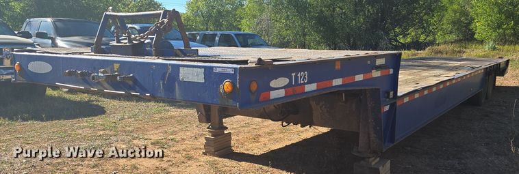 image for item OH9779 2008 Ledwell 10x48 drop deck hydraulic tail equipment trailer