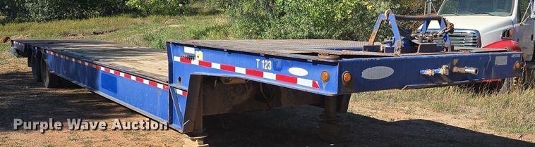 image for item OH9779 2008 Ledwell 10x48 drop deck hydraulic tail equipment trailer