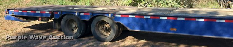 image for item OH9779 2008 Ledwell 10x48 drop deck hydraulic tail equipment trailer