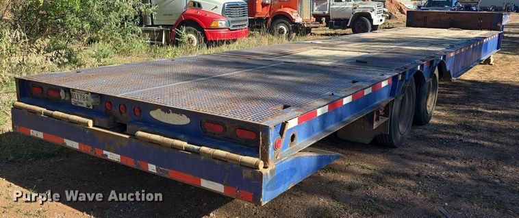 image for item OH9779 2008 Ledwell 10x48 drop deck hydraulic tail equipment trailer