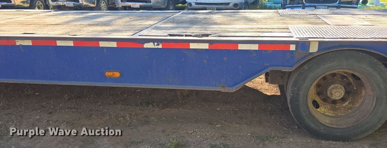 image for item OH9779 2008 Ledwell 10x48 drop deck hydraulic tail equipment trailer