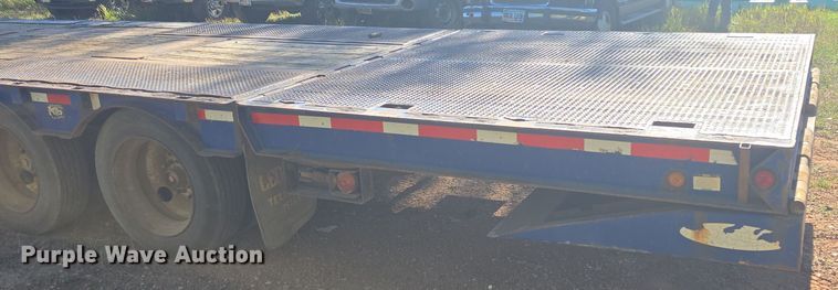image for item OH9779 2008 Ledwell 10x48 drop deck hydraulic tail equipment trailer