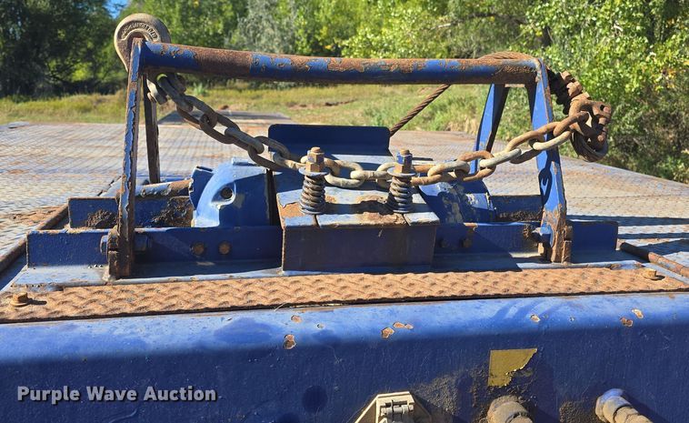 image for item OH9779 2008 Ledwell 10x48 drop deck hydraulic tail equipment trailer