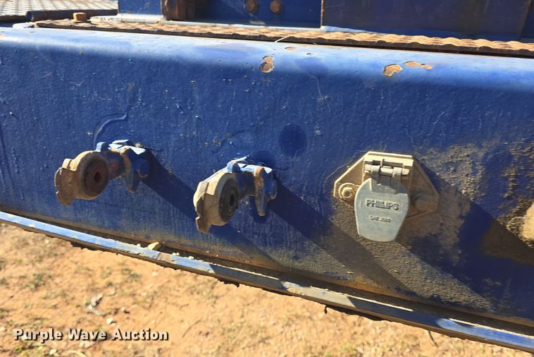 image for item OH9779 2008 Ledwell 10x48 drop deck hydraulic tail equipment trailer