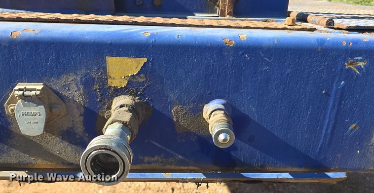 image for item OH9779 2008 Ledwell 10x48 drop deck hydraulic tail equipment trailer