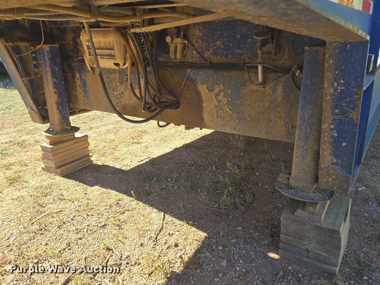 image for item OH9779 2008 Ledwell 10x48 drop deck hydraulic tail equipment trailer