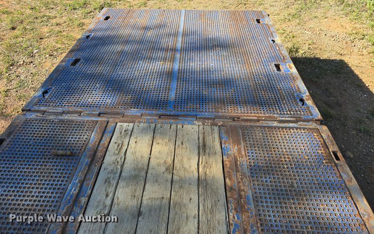 image for item OH9779 2008 Ledwell 10x48 drop deck hydraulic tail equipment trailer