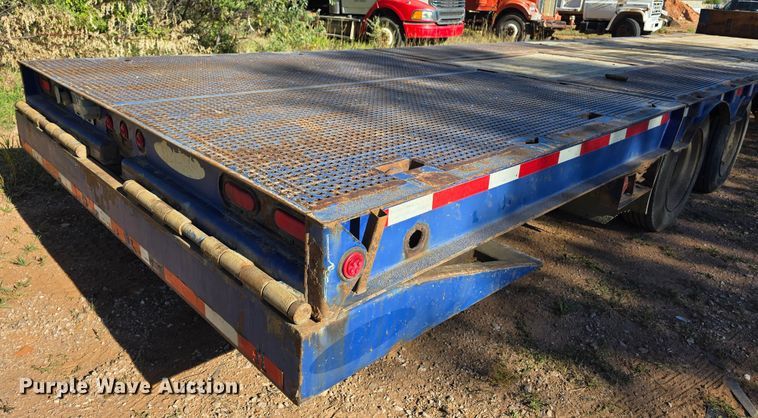 image for item OH9779 2008 Ledwell 10x48 drop deck hydraulic tail equipment trailer
