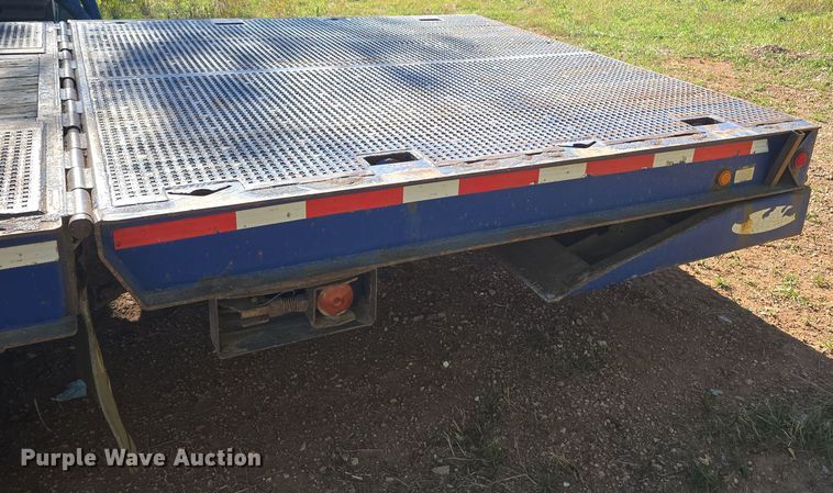 image for item OH9779 2008 Ledwell 10x48 drop deck hydraulic tail equipment trailer