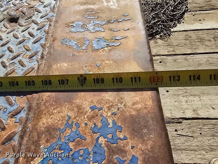 image for item OH9779 2008 Ledwell 10x48 drop deck hydraulic tail equipment trailer