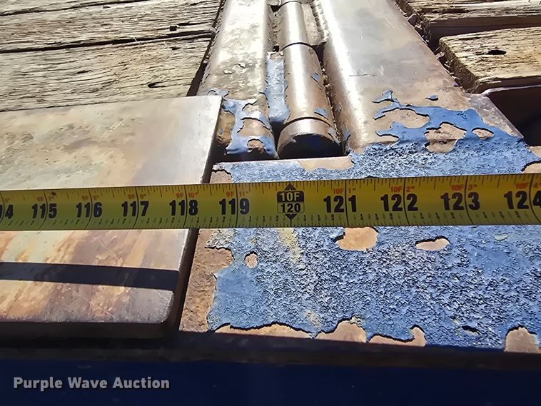 image for item OH9779 2008 Ledwell 10x48 drop deck hydraulic tail equipment trailer