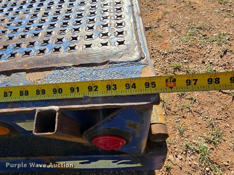 image for item OH9779 2008 Ledwell 10x48 drop deck hydraulic tail equipment trailer