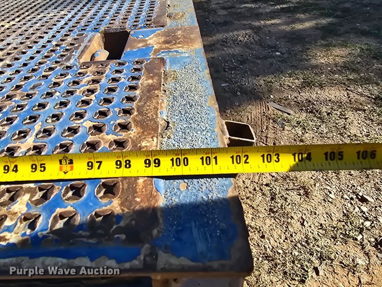 image for item OH9779 2008 Ledwell 10x48 drop deck hydraulic tail equipment trailer