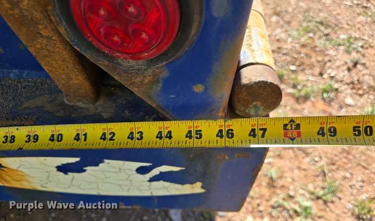 image for item OH9779 2008 Ledwell 10x48 drop deck hydraulic tail equipment trailer