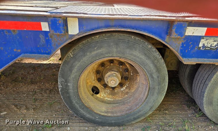 image for item OH9779 2008 Ledwell 10x48 drop deck hydraulic tail equipment trailer