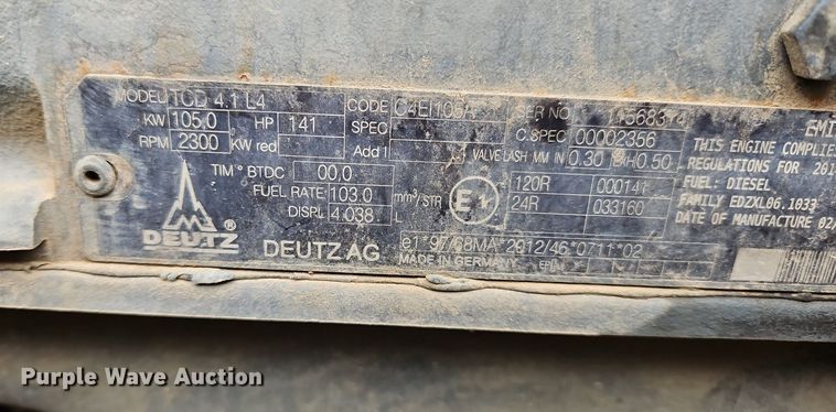 image for item OJ9855 2015 Hamm H11iP single drum vibratory roller