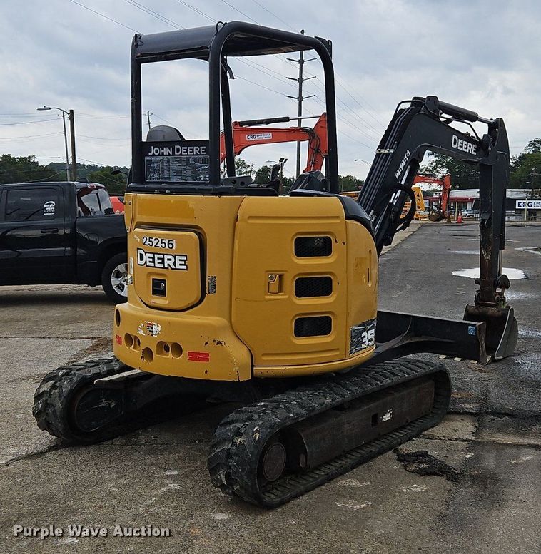 image for item OJ9856 2018 John Deere 35G mini excavator