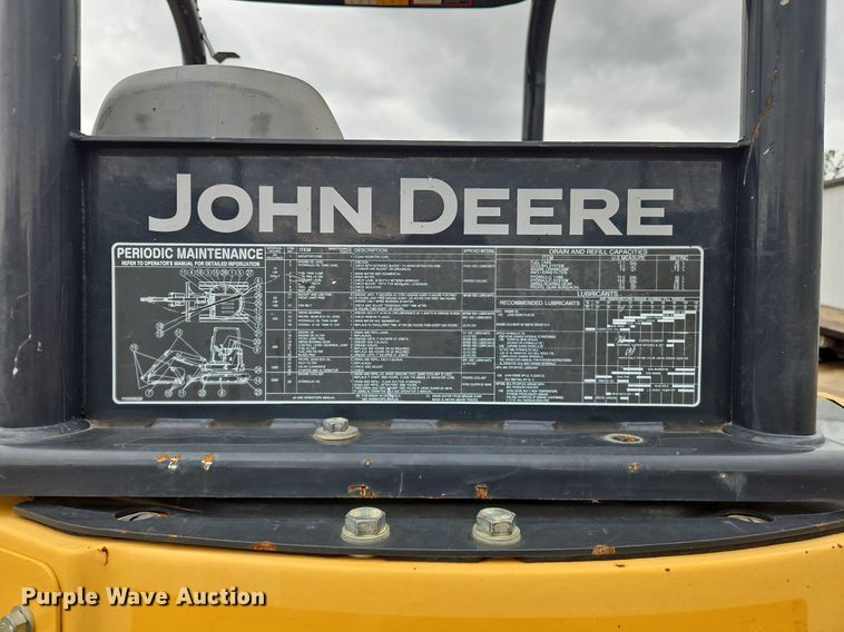 image for item OJ9856 2018 John Deere 35G mini excavator